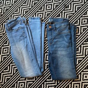 2 PAIR GIRLS OLD NAVY JEANS